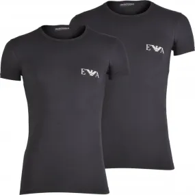 2-Pack Eagle Logo T-Shirts, Black