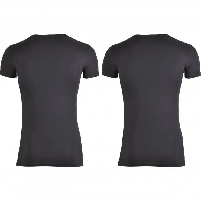 2-Pack Eagle Logo T-Shirts, Black
