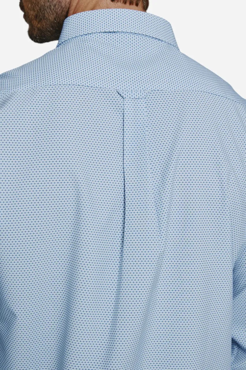 7 Diamonds Castel Long Sleeve Shirt in Light Blue