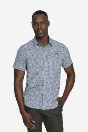 7 Diamonds Halden Short Sleeve Shirt in Coral