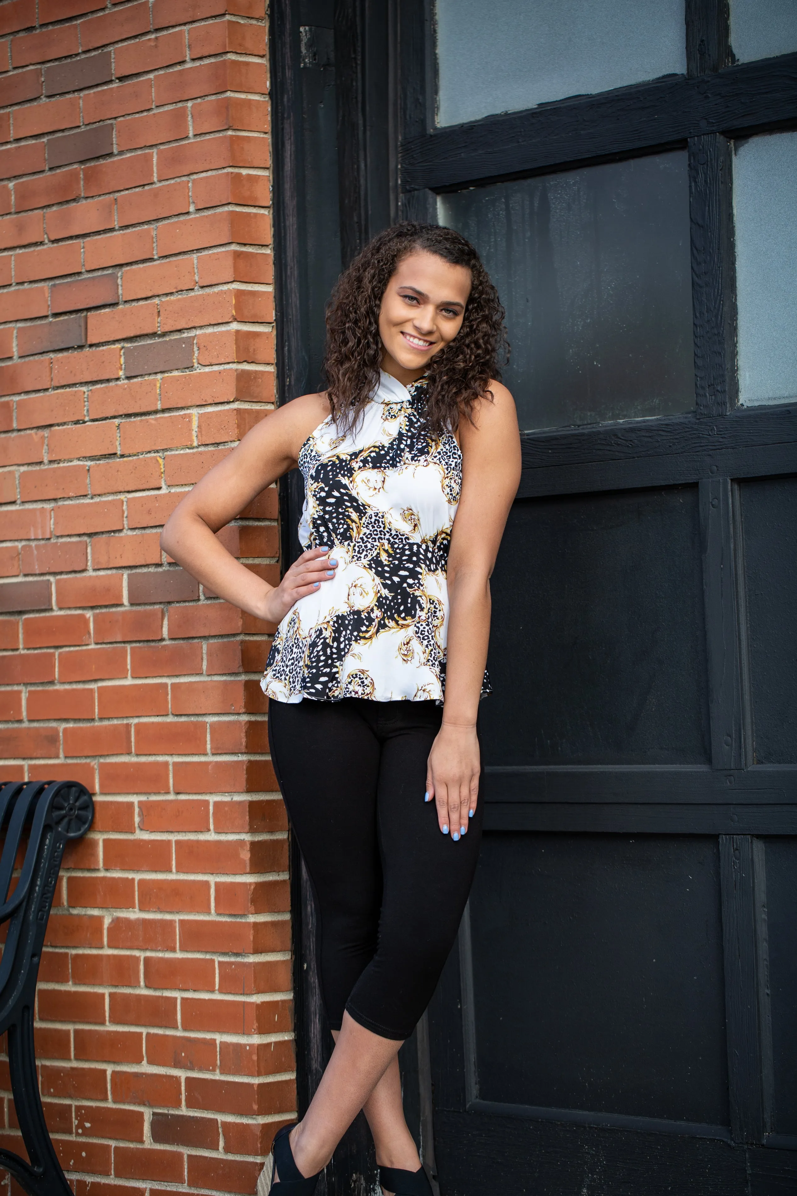Black Brazillian Moleton Jean Capris