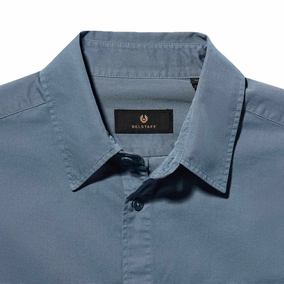 Blue Flint Garment Dyed Cotton Scale Shirt