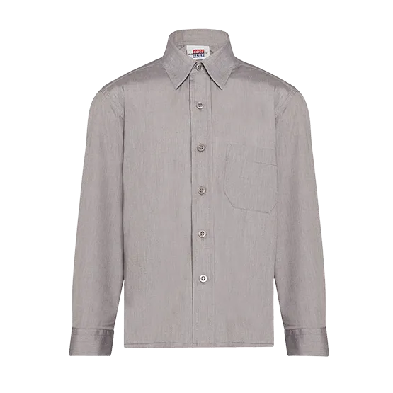 Boys Long Sleeve School Shirt 2 Pack