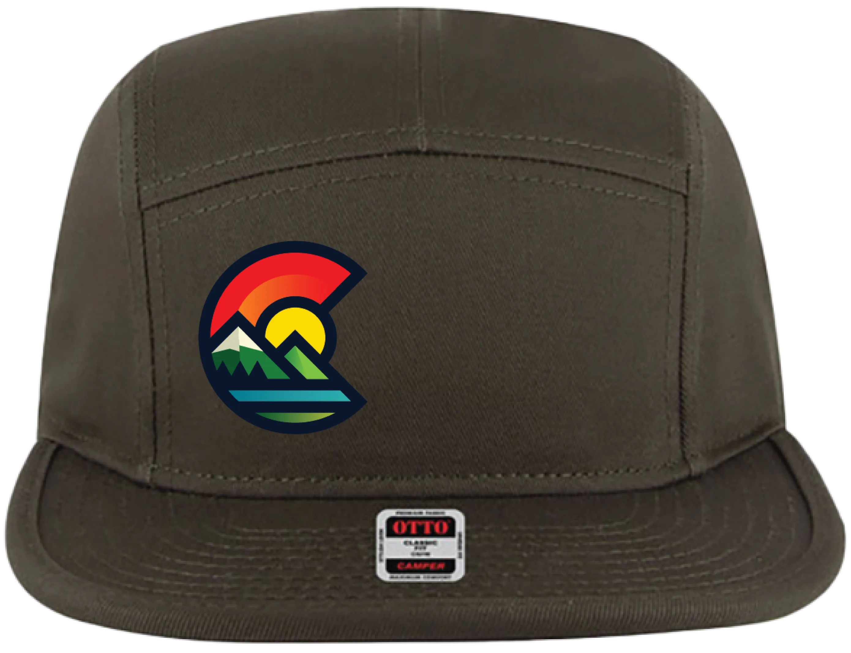 Camper Colorful C Patch Hat