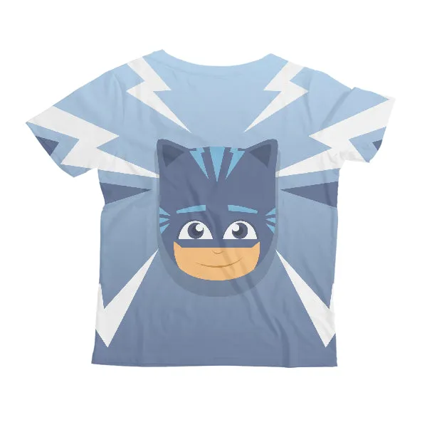 Cat Boy Kids All-Over Print T-Shirt