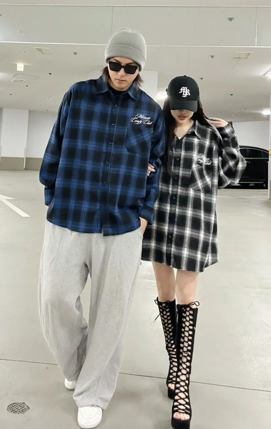 Check shirts/2color