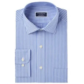 Club Room Mens Slim-Fit Performance Wrinkle-Resistant Striped Dress Shirt