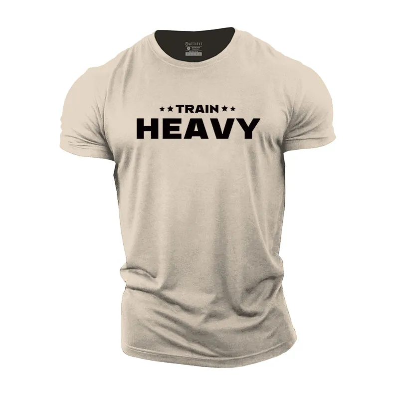 Cotton Train Heavy Graphic Men's T-shirts
