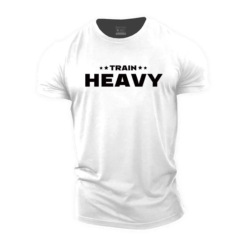 Cotton Train Heavy Graphic Men's T-shirts