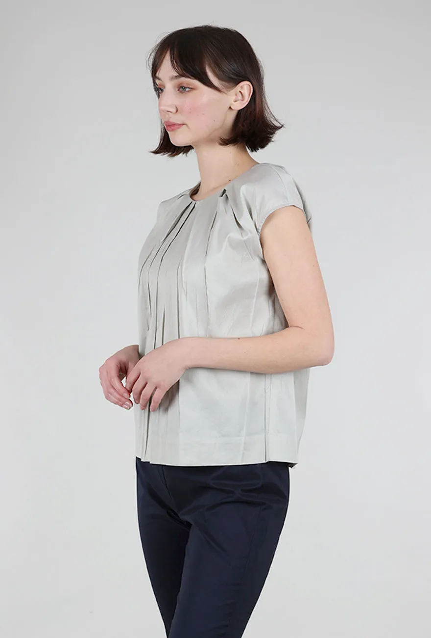 Debardeur Pleat Blouse, Argile