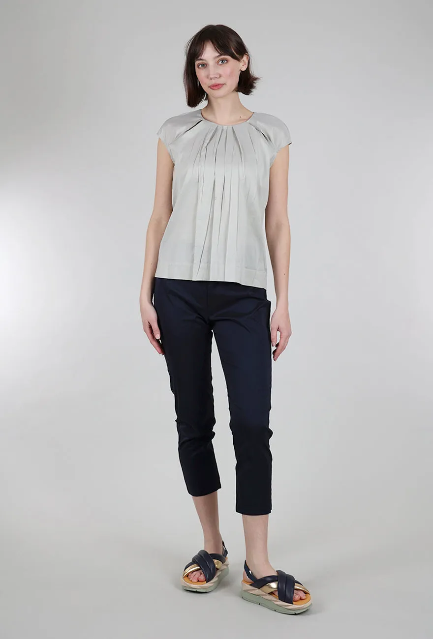 Debardeur Pleat Blouse, Argile