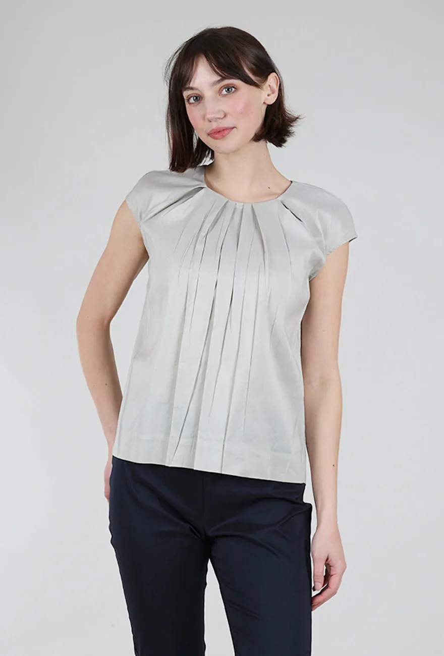 Debardeur Pleat Blouse, Argile