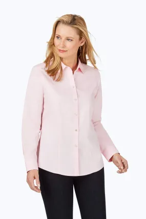 Dianna Pinpoint No Iron Long Sleeve Shirt