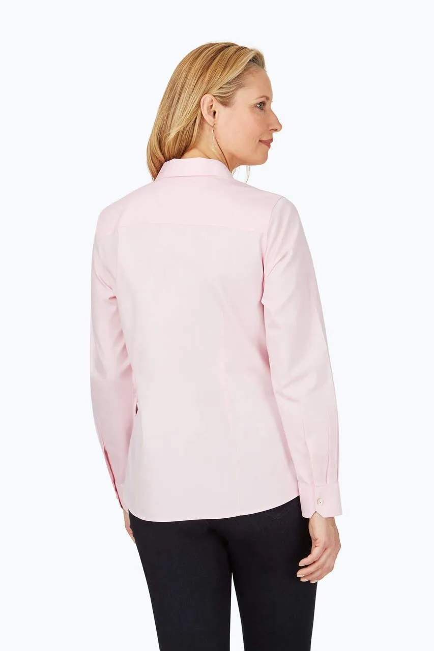 Dianna Pinpoint No Iron Long Sleeve Shirt