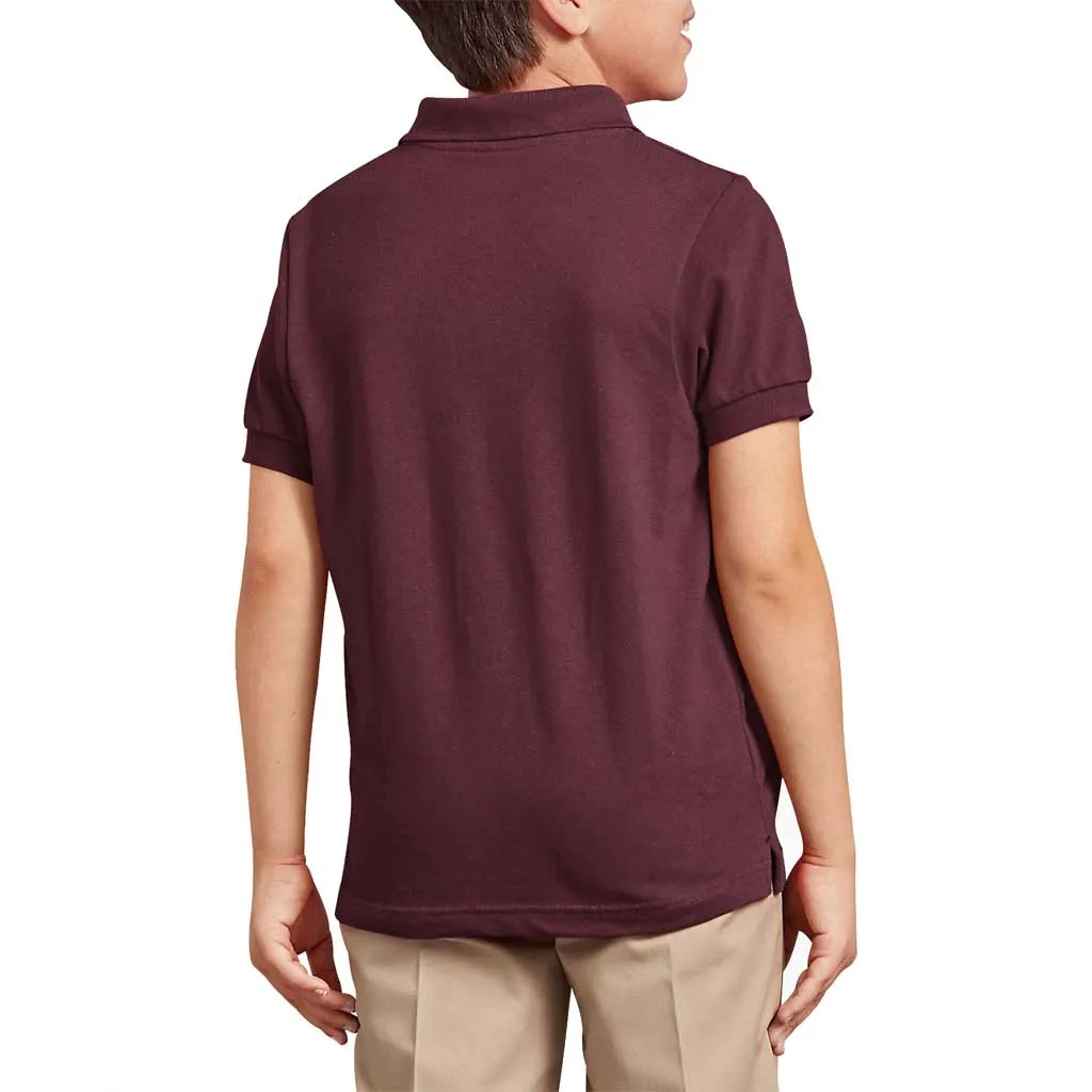 Dickies Youth Pique Polo Shirt - Burgundy