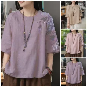Elegant Embroidered Ladies Top