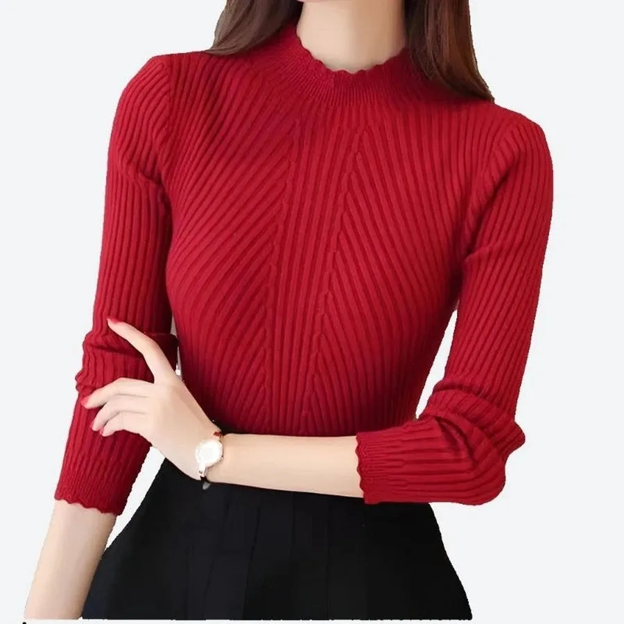 Elegant Sleeveless Mock Neck Tops