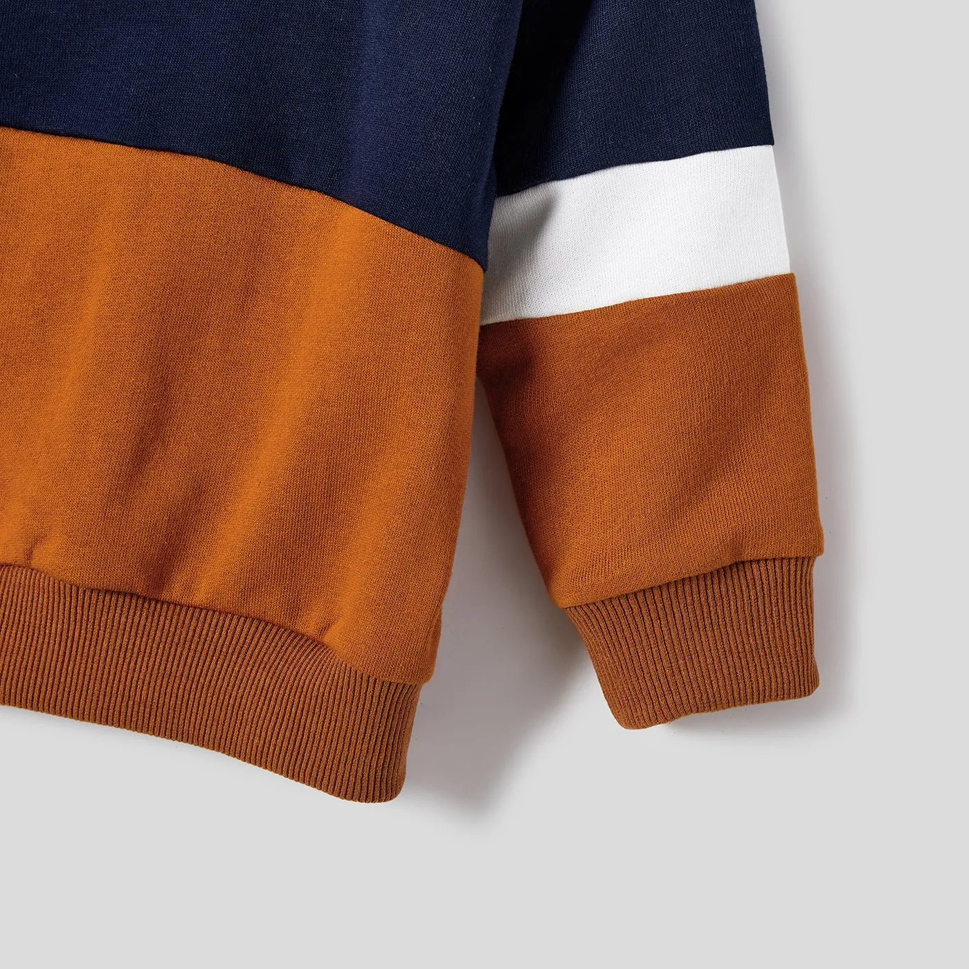 Family Matching letter and Colorblock Tops