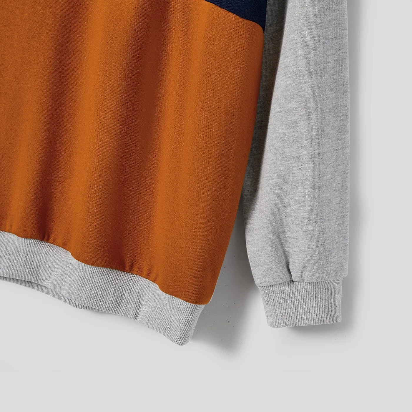 Family Matching letter and Colorblock Tops