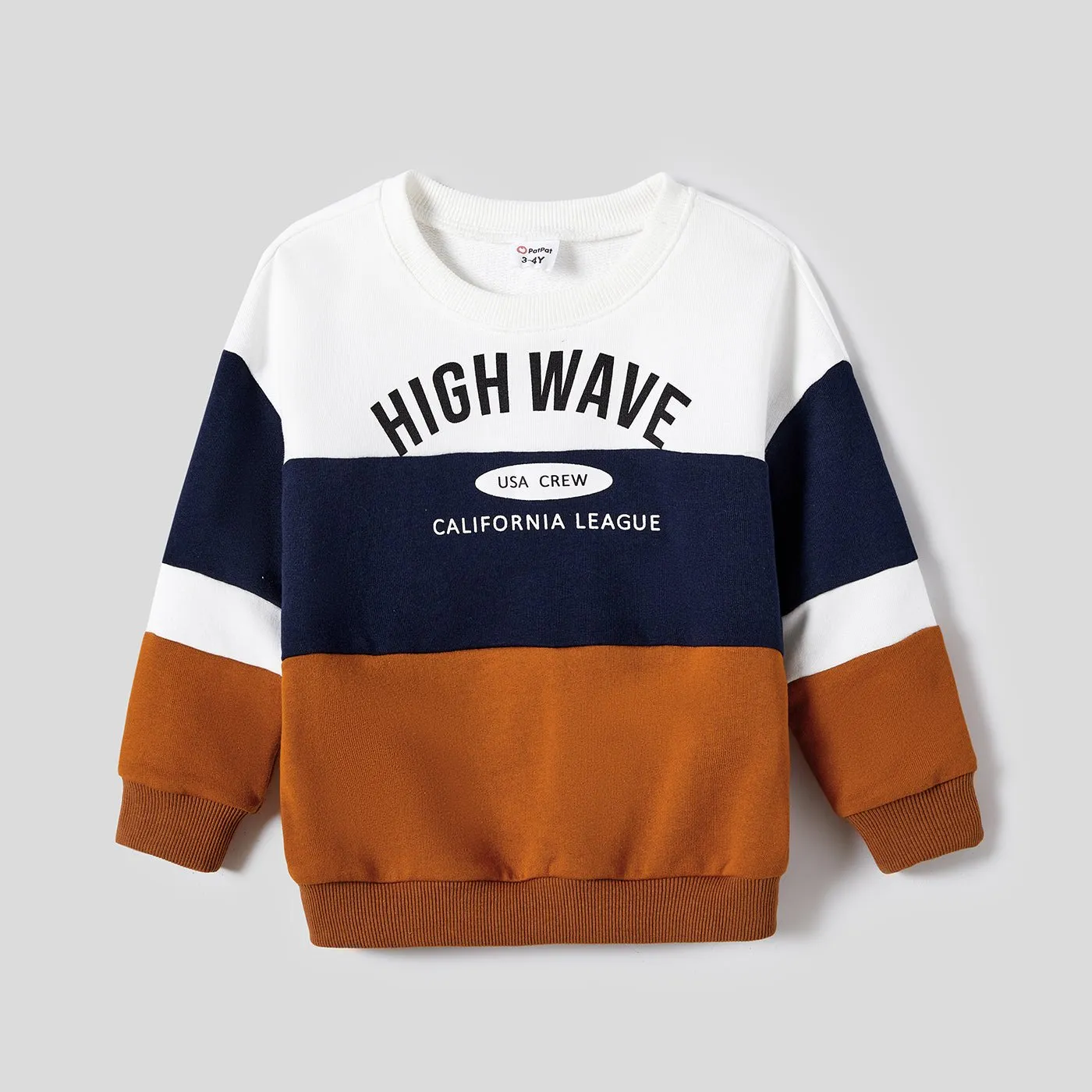 Family Matching letter and Colorblock Tops