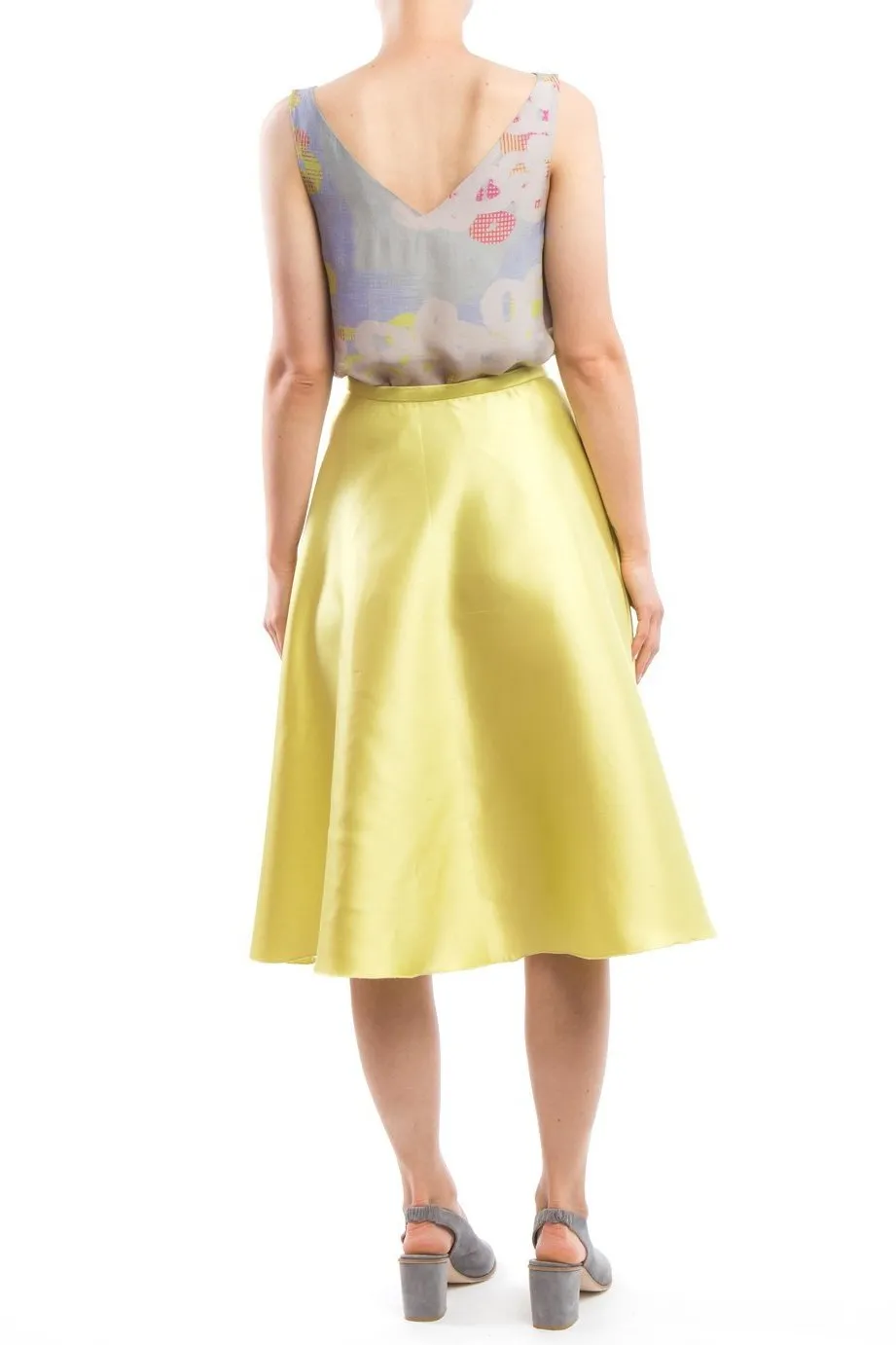 Flared Skirt Yellow