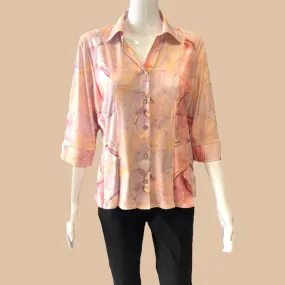 FM COLLECTION SALMON BLOUSE