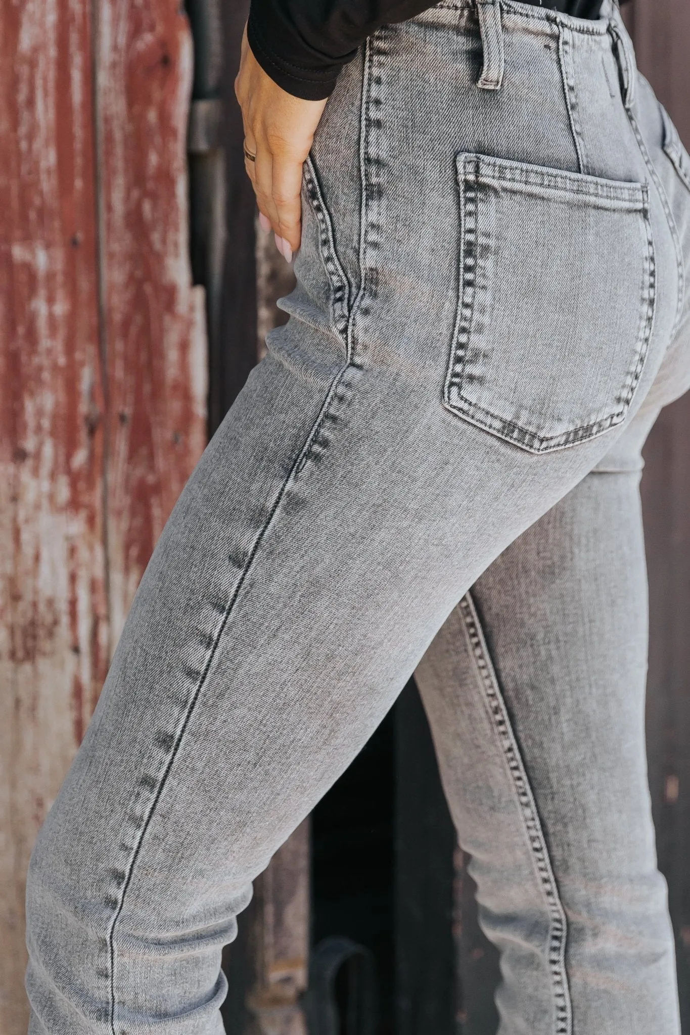 Free People Level Up Slit Bootcut Jeans - FINAL SALE
