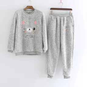 Grey Cat Pyjamas