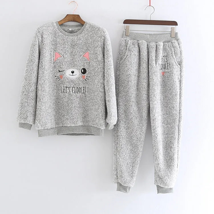 Grey Cat Pyjamas