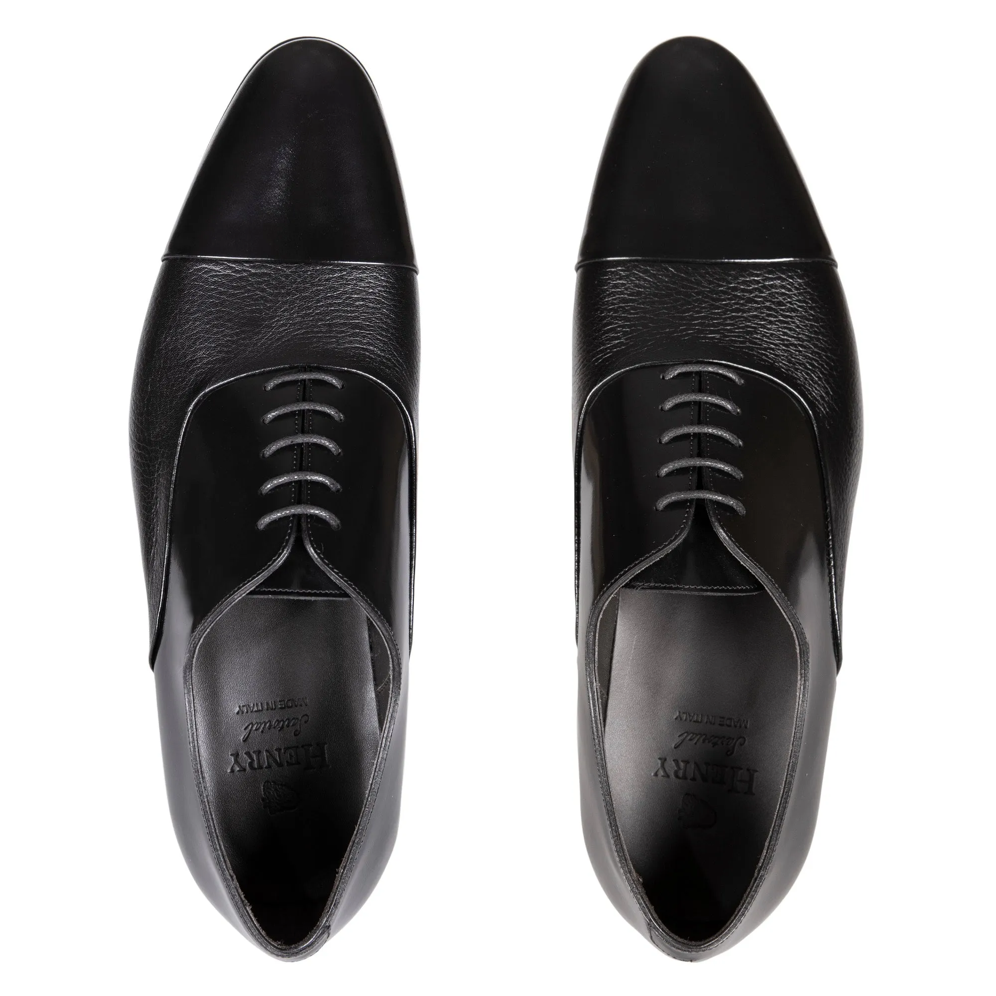 HENRY SARTORIAL Marsden Oxford BLACK