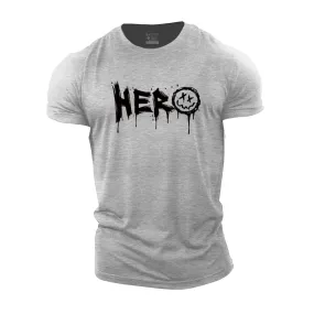 Hero Graphic Men's Fitness T-shirts