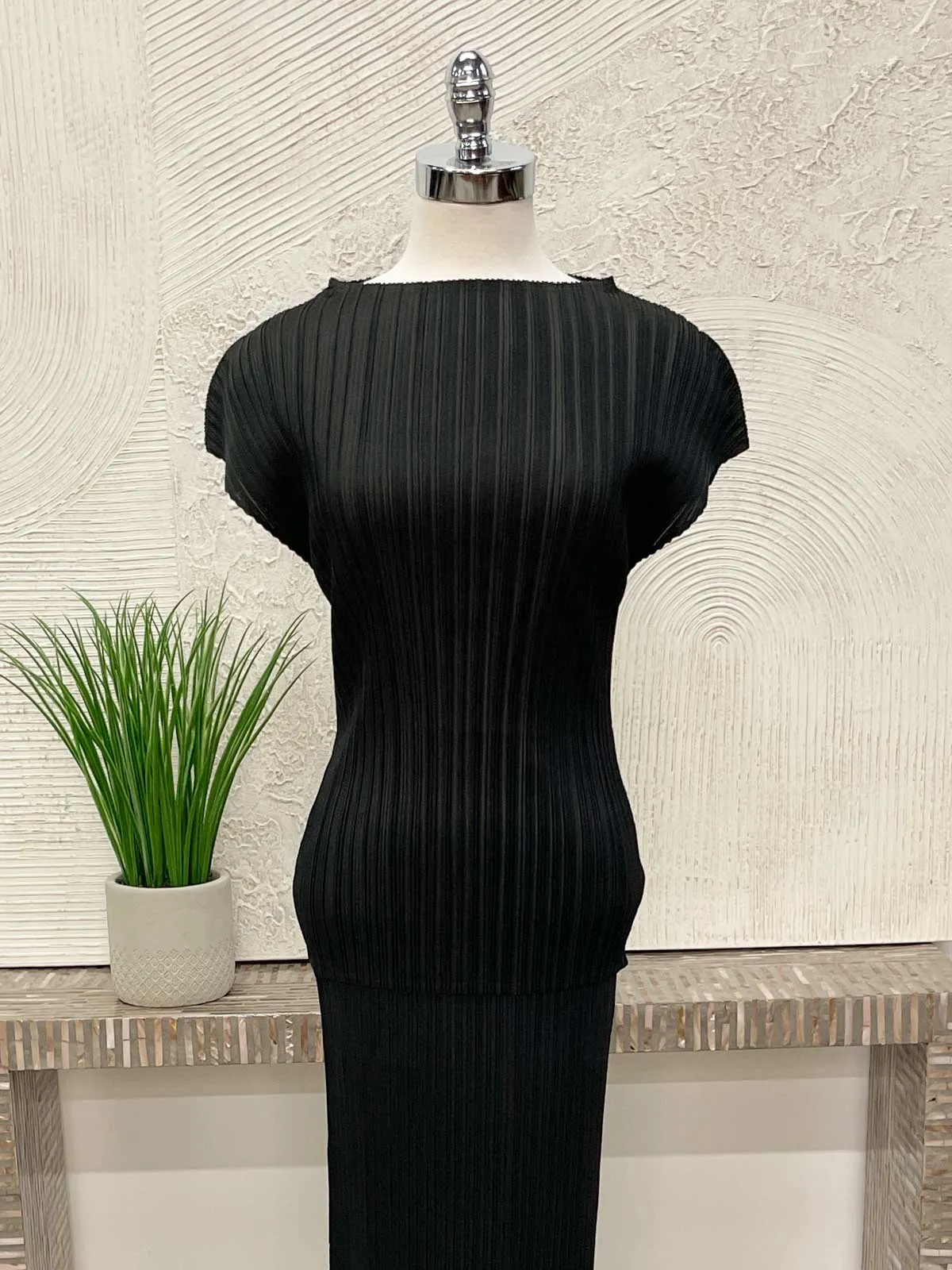 High Neck Tank, Black