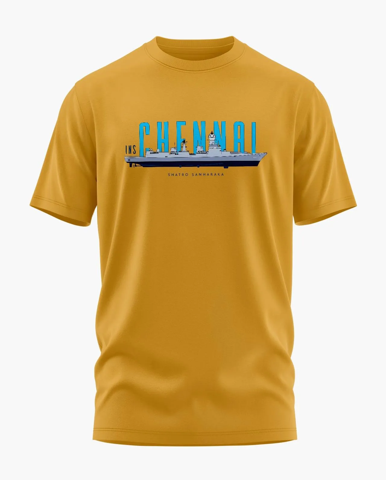 INS Chennai Signature LuxeSoft Cotton T-Shirt