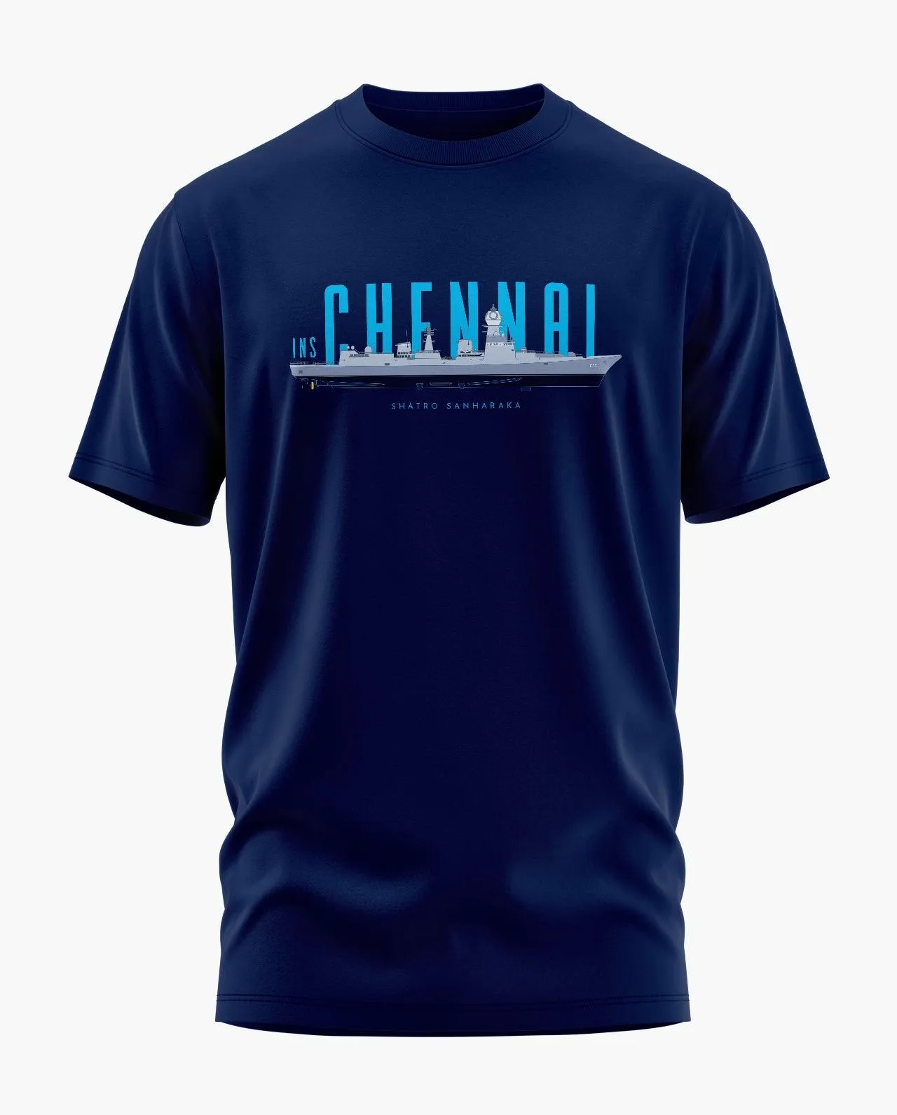 INS Chennai Signature LuxeSoft Cotton T-Shirt