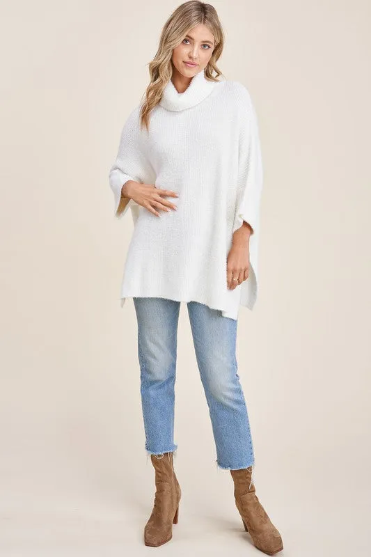 Ivory Soft Poncho