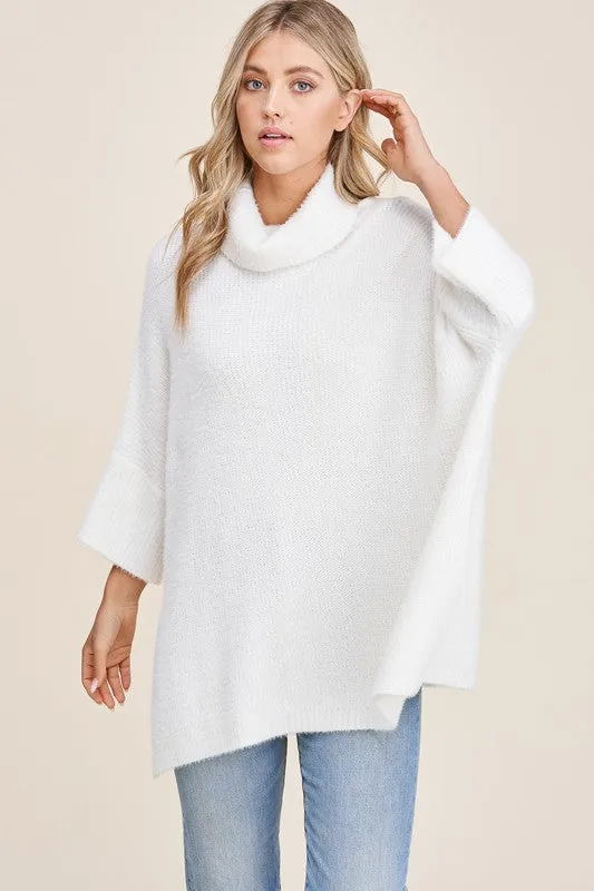 Ivory Soft Poncho