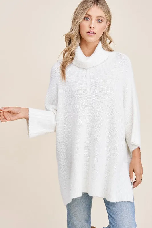Ivory Soft Poncho
