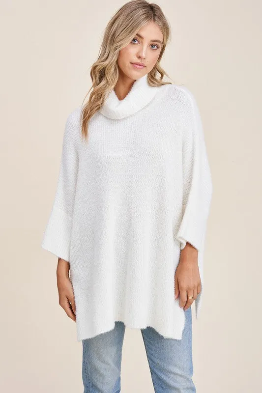 Ivory Soft Poncho