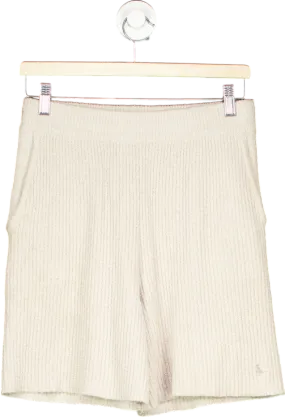 Jack Wills Beige Ribbed Knit Shorts UK S