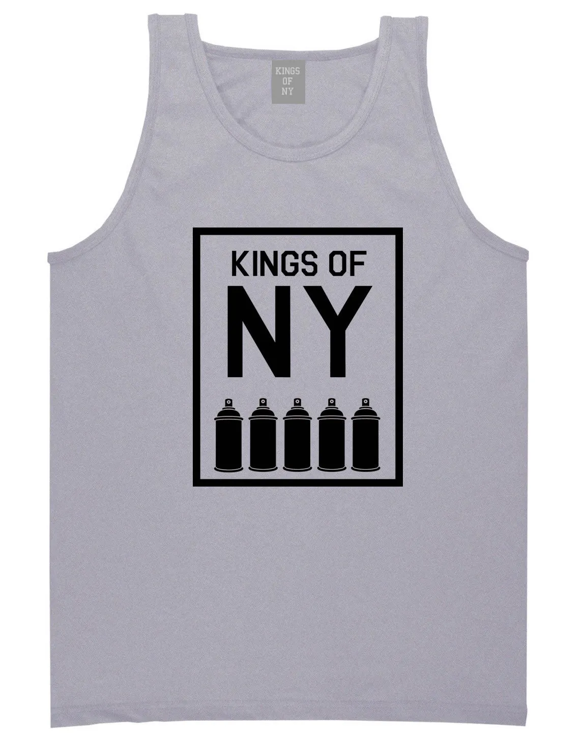 Kings Of NY Spray Can Graffiti Art Tank Top