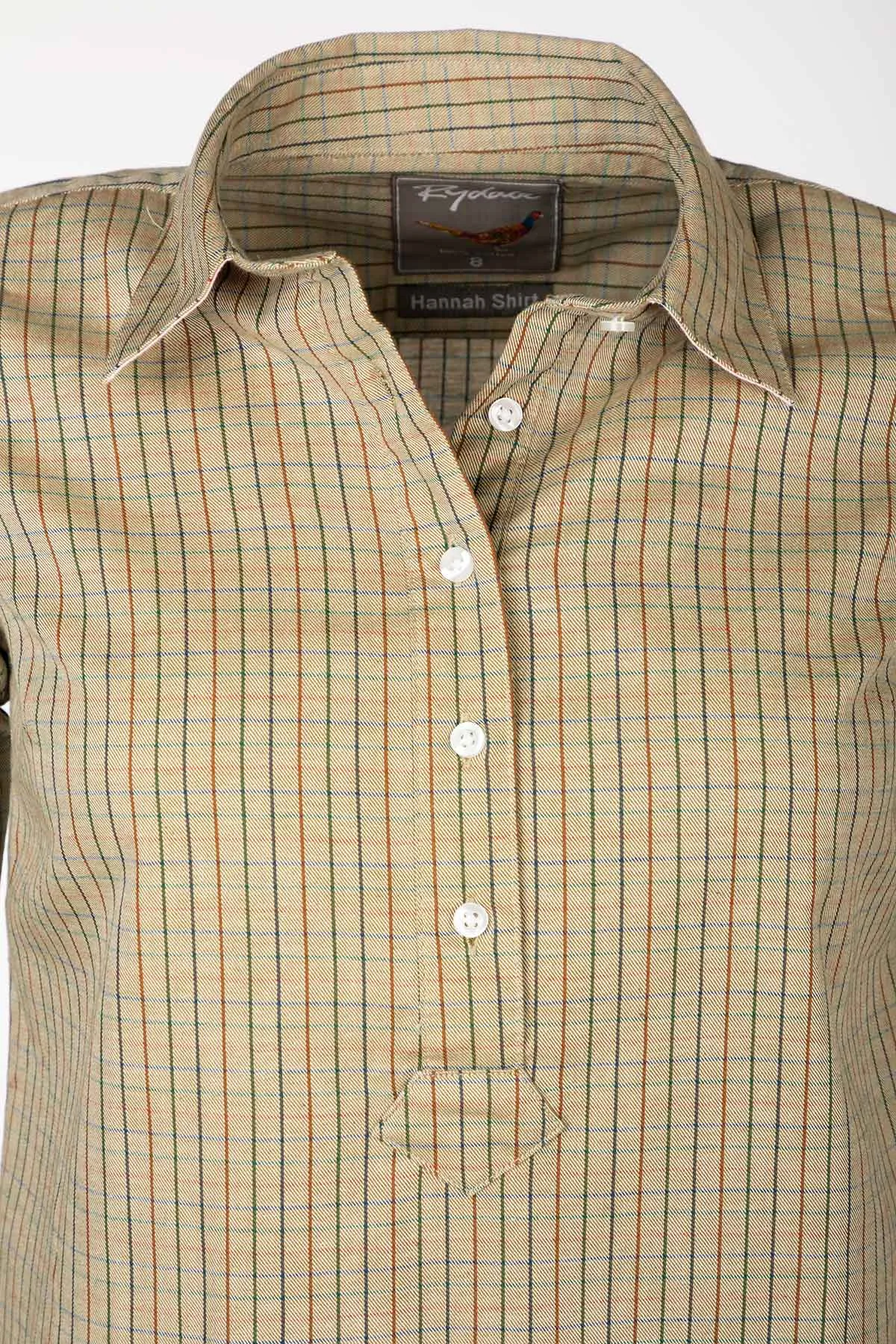 Ladies Hannah Country Overhead Shirt - Poacher