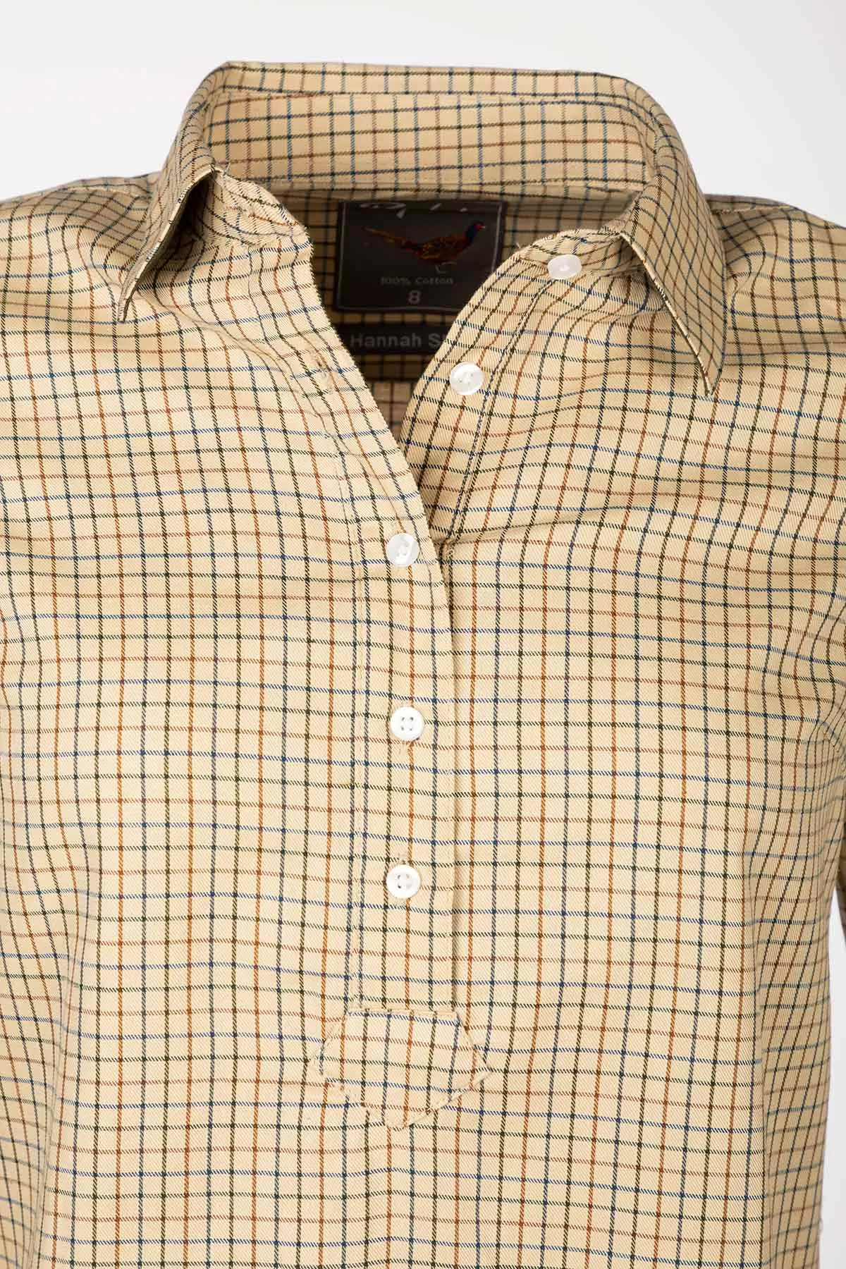 Ladies Hannah Country Overhead Shirt - Poacher