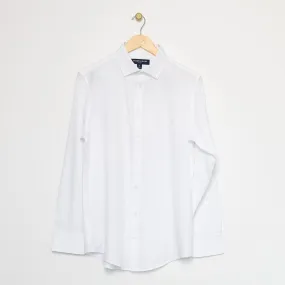 Leeward White LS Dress Shirt