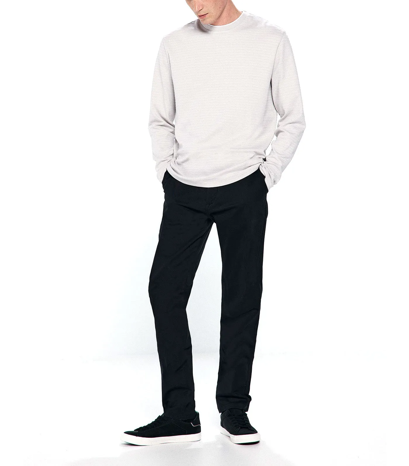 Long-Sleeved Double-Effect T-Shirt
 Light Gray