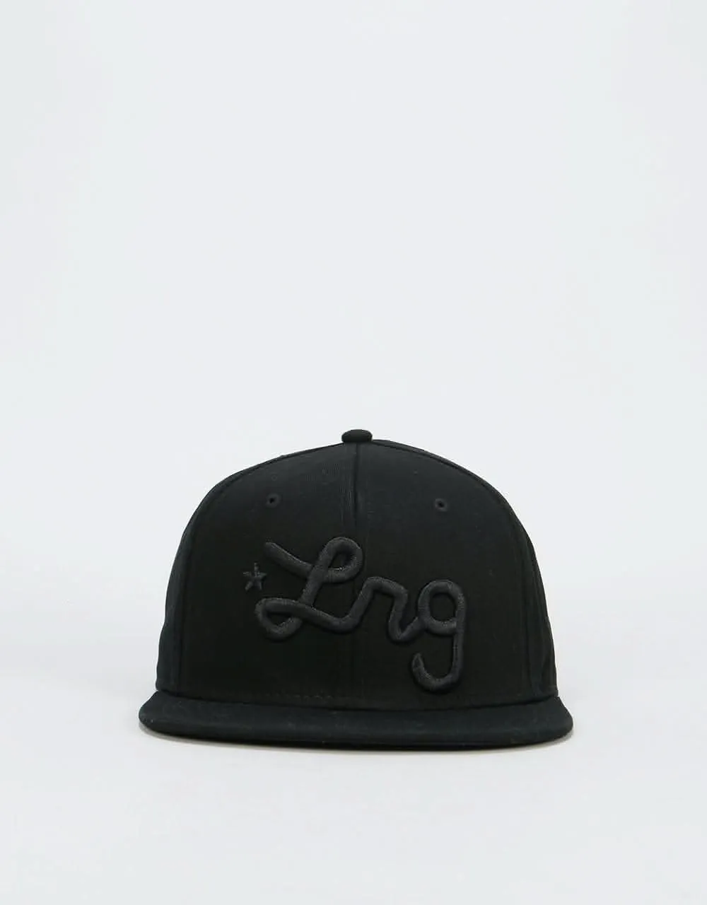 LRG Script Snapback Cap - Black Onyx