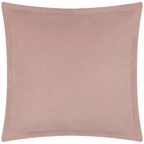 Merton Square Velvet Cushion Dusty Rose