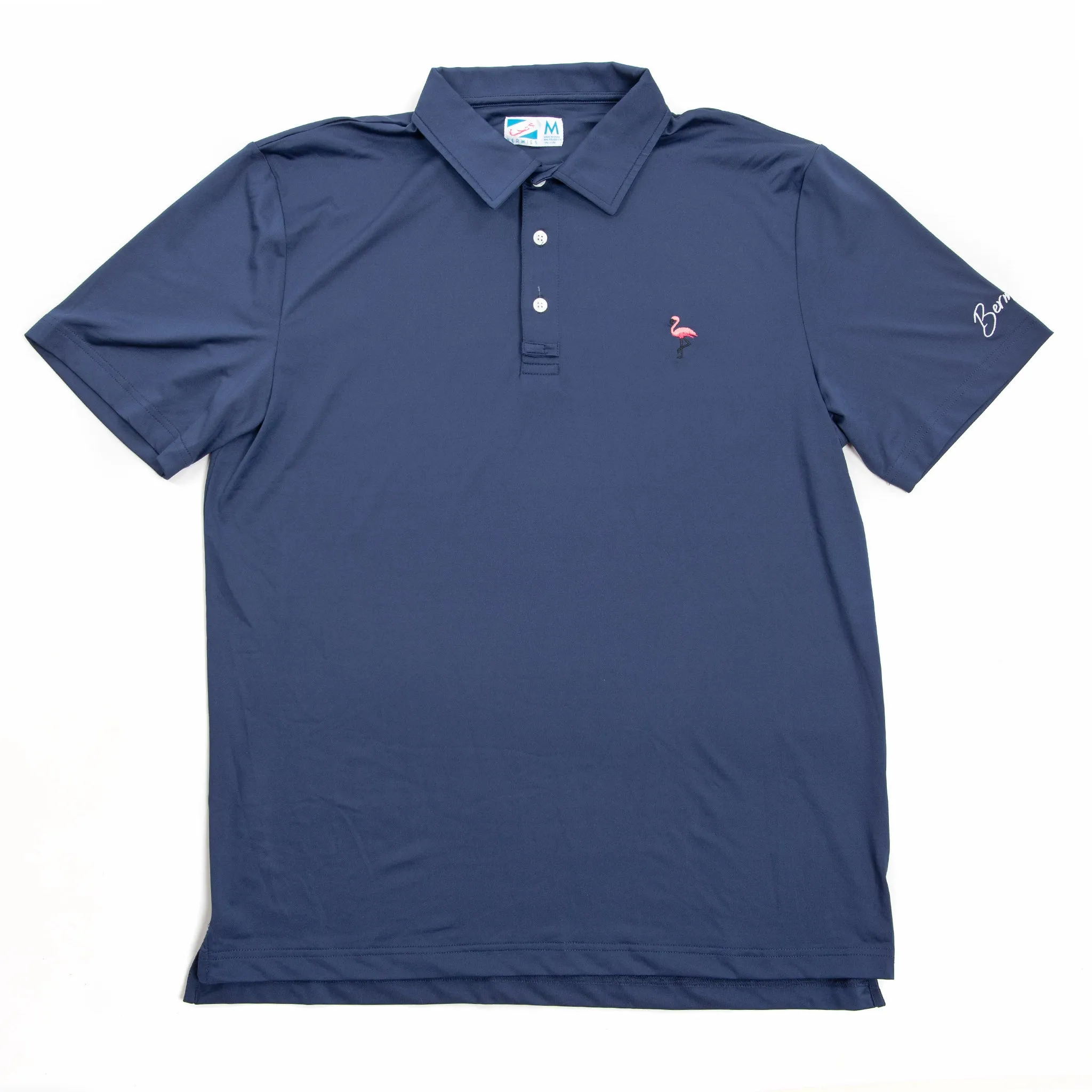 Navy & Flamingo Polo