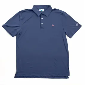 Navy & Flamingo Polo