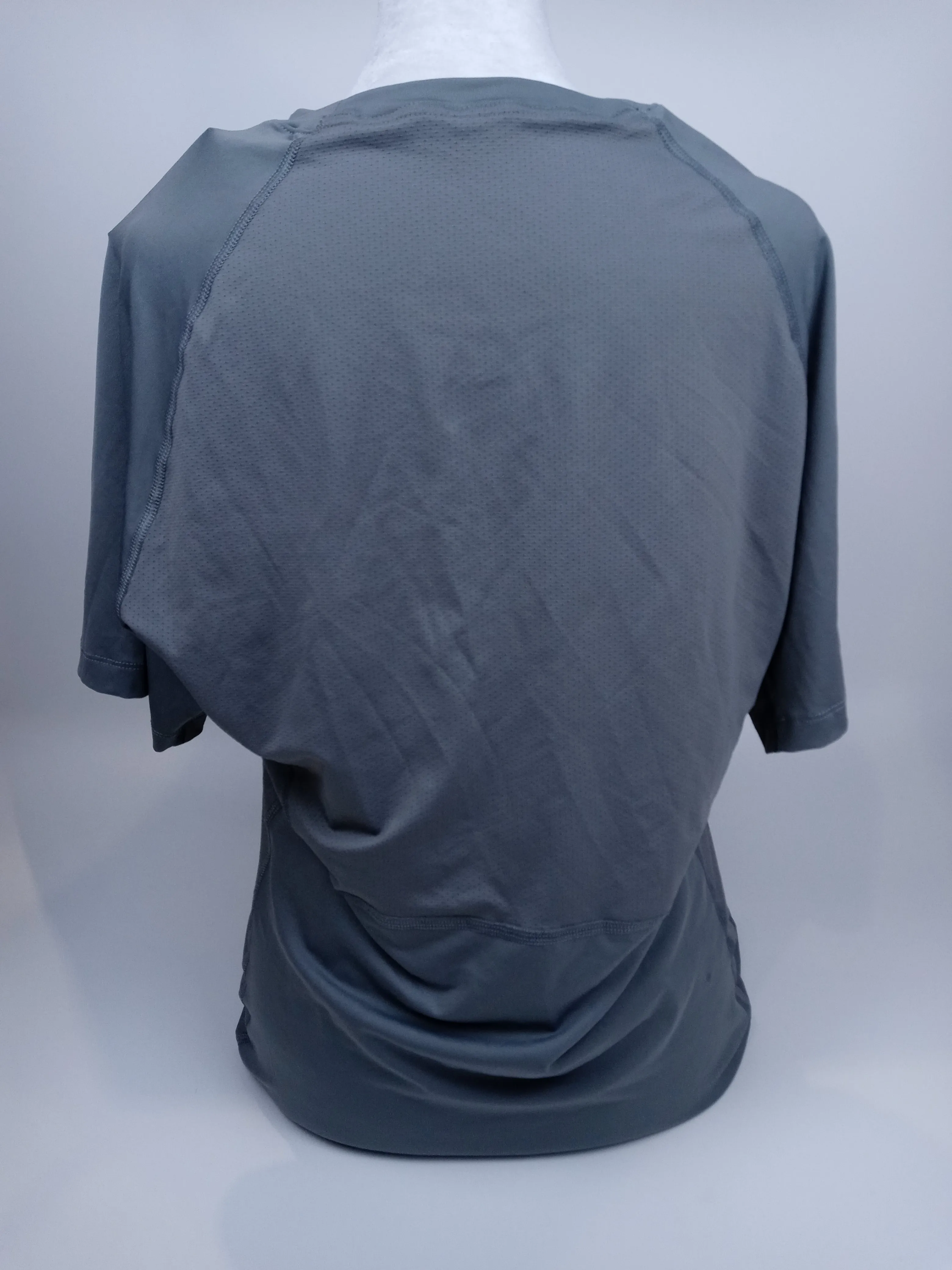 Nike Mens Pro Fitted Short Sleeve Training Tee XLarge Grey