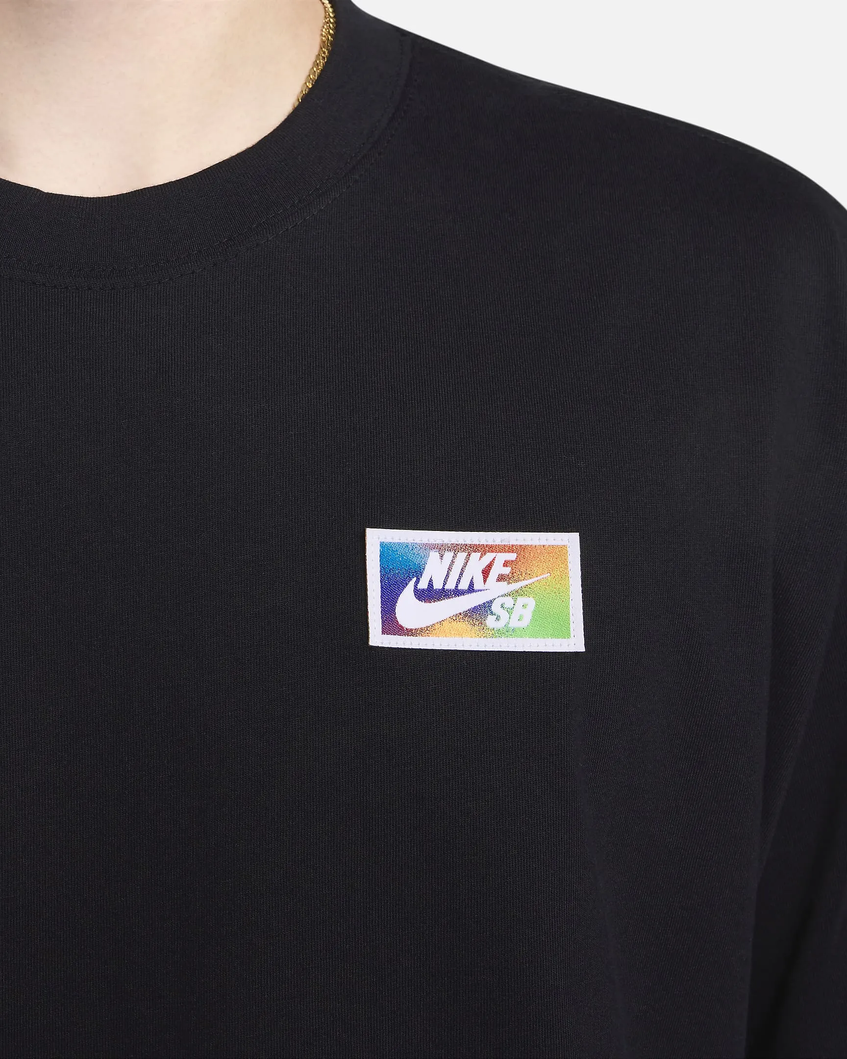 Nike SB Thumbprint Skate T-Shirt Black